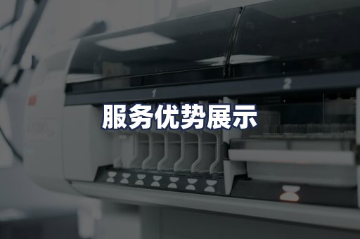 服务优势展示